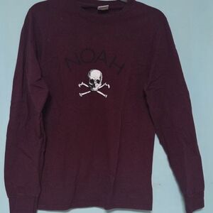 NOAH i Long Sleeve Tee - Dark Purple